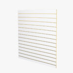 MDF Ranurado Blanco 1 Cara  (18 mm)